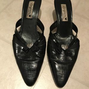 Brighton slip-on heels